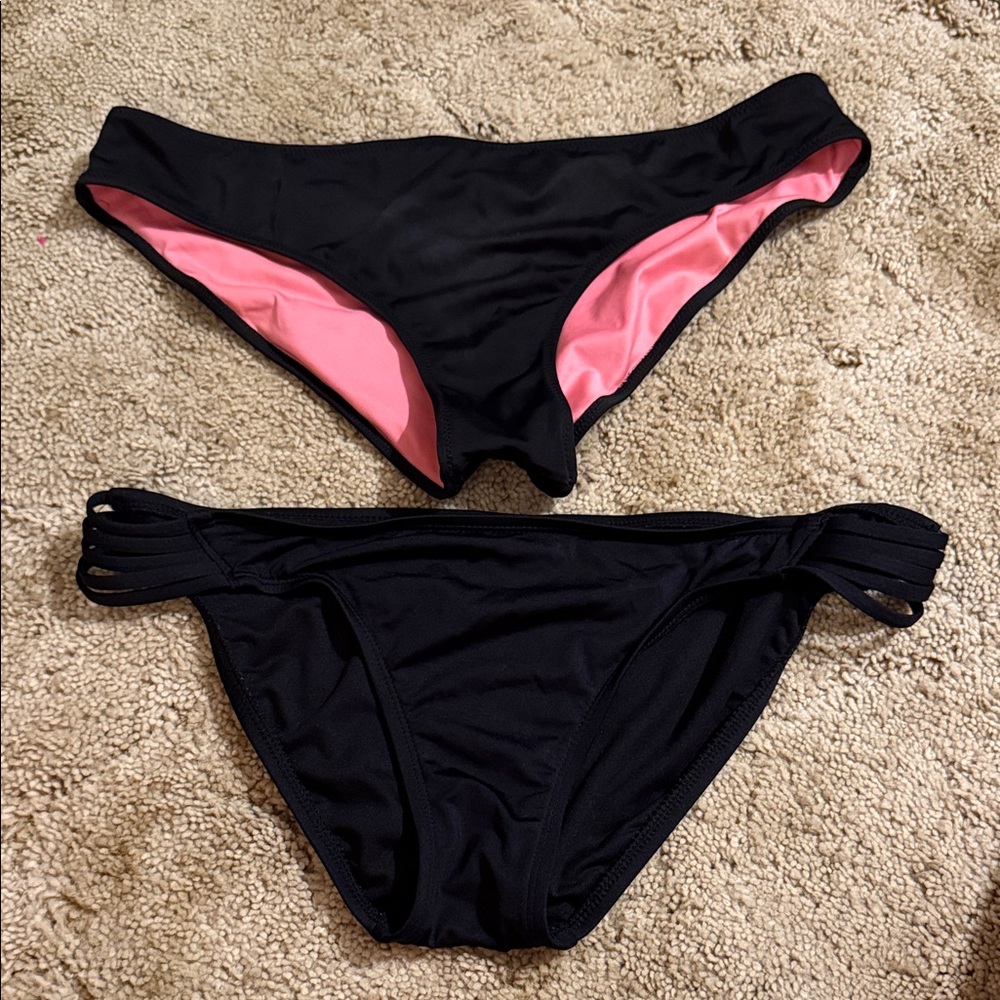 Black Bikini Bottom bundle Large